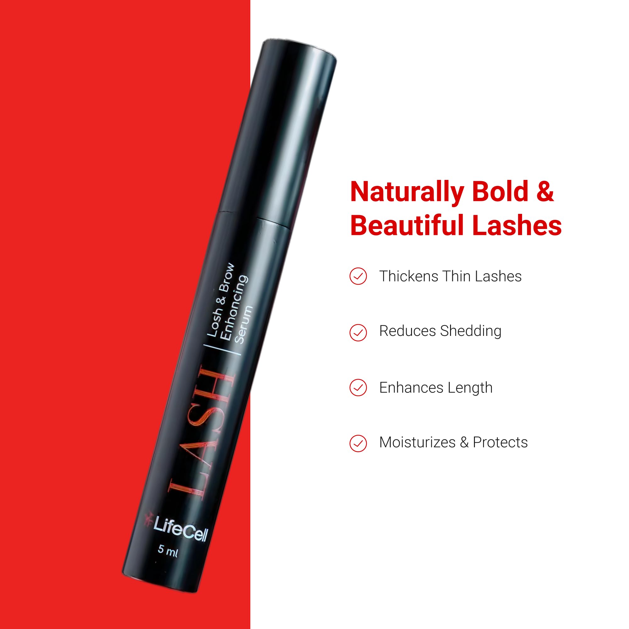 Amazon.com: LifeCell Lash Serum, Enhancing Eyelash and Eyebrow